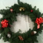 christmas wreath giant